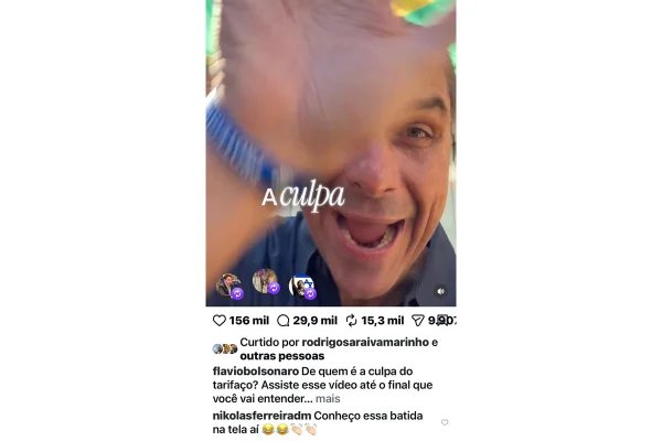 Flávio recorre a estilo usado por Nikolas para chamar atenção em vídeo - destaque galeria
