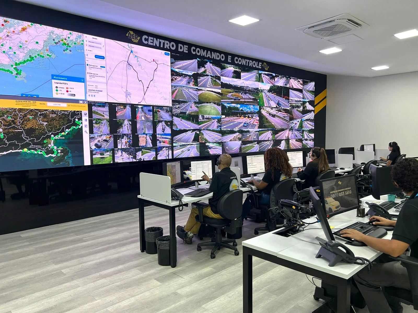 Veja como funciona o combate a focos de incêndio nas rodovias administradas pelo DER-SP